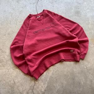Vintage red carhartt crewneck